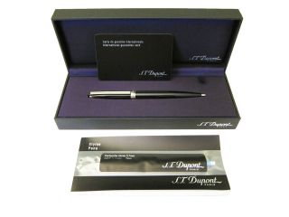 Dupont Elysee Ballpoint Pen Black Lacquer finishe NEW IN BOX