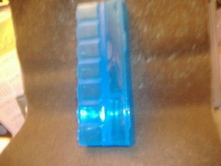DAY BLUE PLASTIC PILL BOX W/2 LARGER COMPARTMENTS  NEW