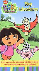 dora the explorer map adventures vhs 2003 like new top rated plus $ 2 