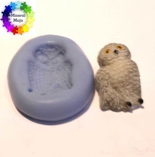 New Owl Flexible Silicone Mould for Fimo, Sugarcraft, Cupcake,Card 