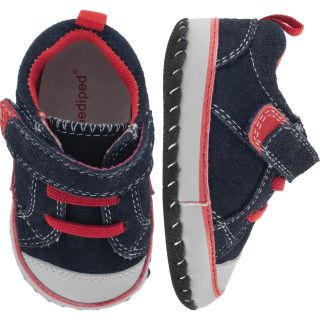Pediped JETT Navy Red Sneakers 6 12 12 18 18 24 months   NEW