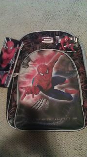 spiderman 3 backpack large with pencil case