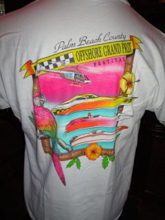 palm beach offshore powerboat racing t shirt large time left