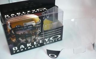 oakley football helmet visor sheld style 42 000 clear time