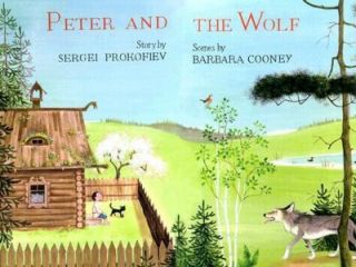 Peter and the Wolf by Sergei Prokofiev 1986, Hardcover