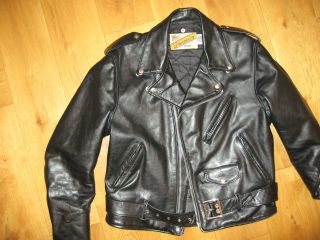 Vintage 80s Schott Perfecto 618 motorcycle jacket size 40 very good 