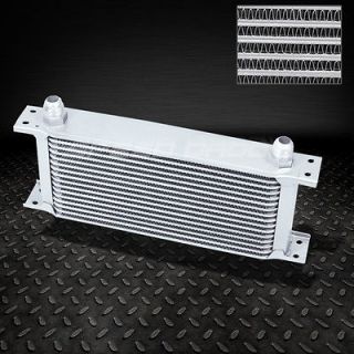    ROW ROWS AN10 FULL ALUMINUM ENGINE/TRANSMIS​SION OIL COOLER SILVER