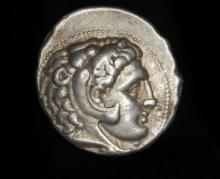   Greek Silver Zeus Heracles Tetradrachm Coin of Philip III Arrhidaeus