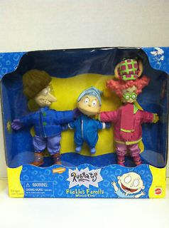 Mattel Nickelodeon Rugrats 1999 Set Pickles Family Winter Time