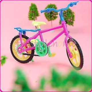 Fashion Accessories Mini Bike Bicycle For Barbie Dolls Easy Detached 