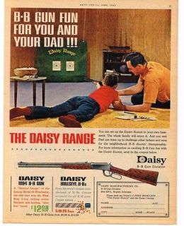 Newly listed 1962 Daisy BB Range Model 1984 Vintage Print Ad