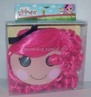 new lalaloopsy crumbs sugar cookie pink dress up wig time