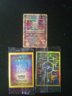 Two Ancient Mew Pokemon cards (MINT CONDITION/FACT​ORY SEALED)