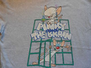 Vintage Pinky And The Brain T Shirt 1993 Large Rare Warner Bros 