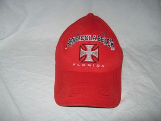 PENSACOLA BEACH CHOPPERS FLORIDA BASEBALL CAP/HAT EMBROI​DERED BIO 