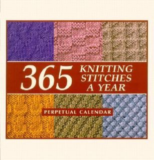 365 knitting stitches a year perpetual calendar 2002 paperback returns 