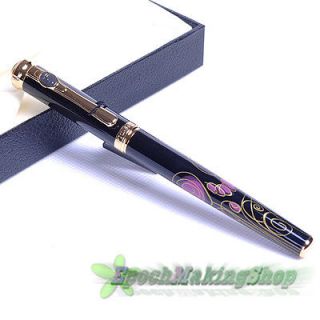 PICASSO 958 black high quality Flower roller ball pen new