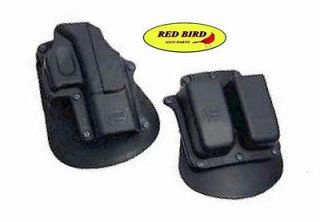 FOBUS RH BELT PADDLE HOLSTER GL2 & MAG POUCH FITS GLOCK 17 19 23 22 31 