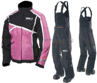   CKX Float Suit Jacket & Bibs Women Coat & Pants XLarge Black/Pink