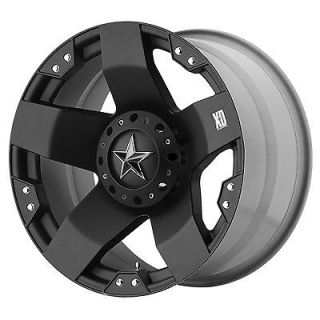 18 inch Black wheels rims KMC XD 775 Rockstar Jeep Wrangler 2007 2013 