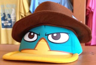 Disney Park Phineas and Ferb Perry the Platypus Adult Hat NEW