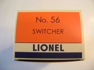 Lionel 56 M St L Mine Transport Licensed Switcher Reproduction Box w 