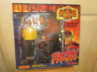 FREDDY KRUEGER DOLL MATCHBOX 1989 MAXX FX VINTAGE A NIGHTMARE ON ELM 