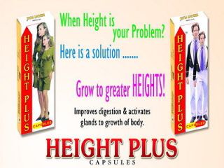 Increase Height Gain Supplement Grow Taller Height Plus Herbal 