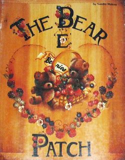 the bear e patch sandra malone painting pattern book oop