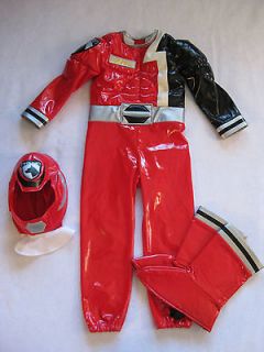 Disney Store SPD Police RED Power Rangers Dress Up Play Costume Boys 