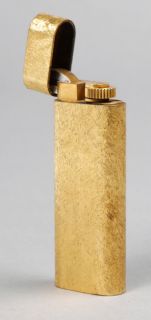 Cartier Gold Plated 1970s Vintage Authentic Lighter Great Condition