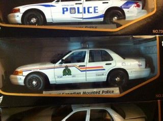 RCMP 118 1/18 scale diecast motormax police car mountie RARE Crown 