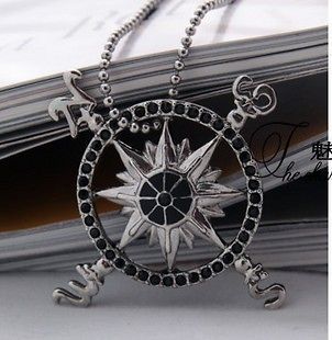 pirates of the caribbean jack sparrow compass necklace from china