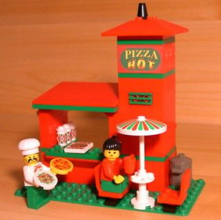 CUSTOM PIZZA RESTAURANT! for town/city/train LEGO food spaghetti chef 