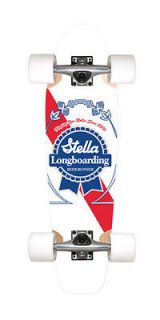 Stella Beer Runners Lager Mini Longboard Skateboard Complete