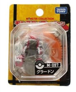 TAKARA TOMY POKEMON MONSTER COLLECTION FIGURE WITH STAND #97 Groudon