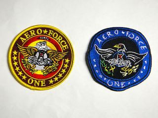 NEW AEROFORCE ONE EMBROIDERED IRON ON CLOTH PATCHES W/MEMBER RENEWAL 