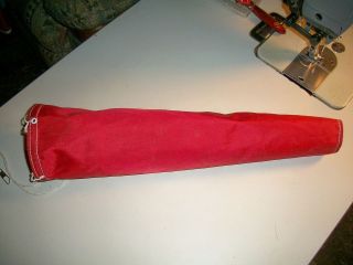   Aviation Airport RED Windsock with Line & Hook Garden Type Windsock