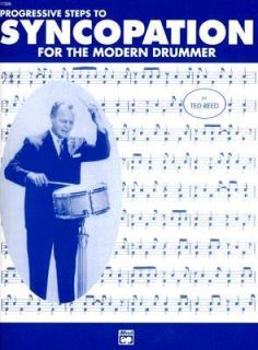   Syncopation for the Modern Drummer by Ted Reed 1996, Paperback