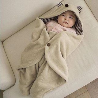Autumn winter Baby Swaddle Blanket Sleeping Bag Wrap With Hood Easy 