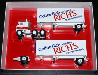 WINROSS DIECAST TRUCK & TRAILER, 1:64, RICHS, COFFEE RICH FROM THE 