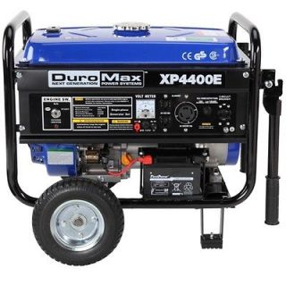 DuroMax 4400 Watt Portable Electric Gas Power RV Generator   XP4400E