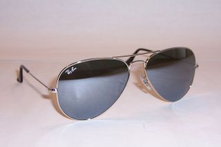 NEW RAY BAN Sunglasses 3025 W3277 SILVER MIRROR 58mm Authentic