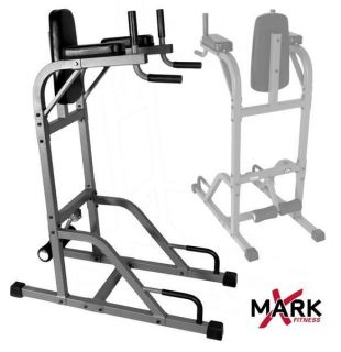 xmark fitness vertical knee raise with dip station xm 4437