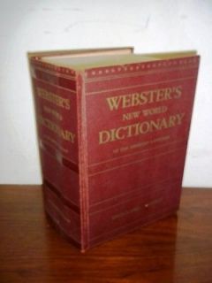 Websters 1952 New World DICTIONARY Encyclopedic Edition Illustrated 