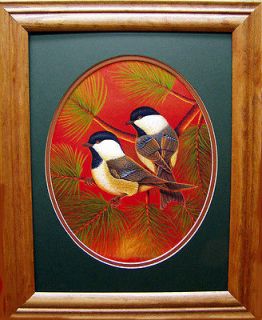 Ducks Unlimited Framed Limited Edition Chickadees Print/Songbird​s 