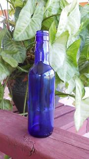 cobalt blue wine bottles lot of 24 small bottle tree crafts