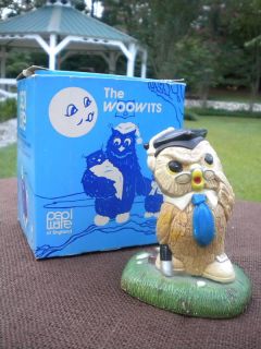 1975 Pepiware WOOWITS Professor Owl Naturecraft England