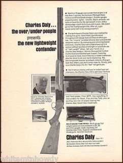1970 charles daly ltd over under shotgun ad time left