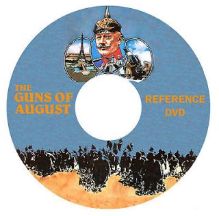 Avalon Hill The Guns of August Reference DVD 1914 Richtoffens War 